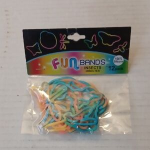 4/$30 New Silly Bands - Insects Silicone Bracelets - 12 Pack